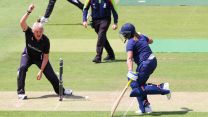 Louise Worsfold celebrates UKAF Women run out wicket against the MCC at Lord's Credit Alligin Photography Date 16062022.jpg 