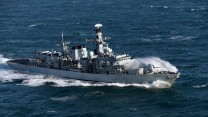 HMS Sutherland Monitors Russian Vice Admiral Kulakov Through Channel