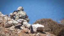 Member of RAF’s 1 Squadron Force Protection exercising in Cyprus