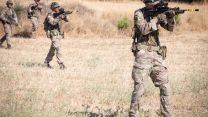 Member of RAF’s 1 Squadron Force Protection exercising in Cyprus
