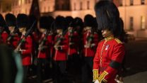 Members of the Household Division outside Wellington Barracks prior to a final dress rehearsal as a part of Operation London Bridge 13092022 CREDIT MOD Crown Copyright.jpg