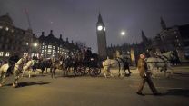 Members of the military in Westminster, during a night time rehearsal for the coronation of the King 18042023 NO REUSE CREDIT PA WIRE, PA IMAGES.jpg