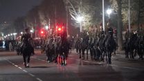 Members of the military on the Mall outside Buckingham Palace during a night time rehearsal for the coronation of King Charles 18042023 NO REUSE CREDIT PA WIRE, PA IMAGES .jpg