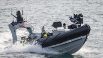 Autonomous Pacific24 boat at sea off the coast of Plymouth 