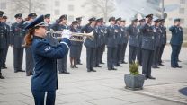 Military personnel at HQ Allied Air Command Ramstein Air Base, marked with Remembrance Day parade 11112021 Credit NATO.jpg