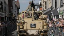 Military vehicle on Salisbury Armed Forces Day