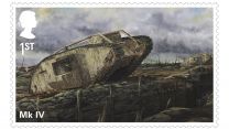 Mk IV stamp British Army vehicle commemorative stamps 26082021 CREDIT ROYAL MAIL