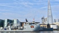 Multi-Role Ocean Surveillance (MROS) ship RFA Proteus in London 12052024 CREDIT Amy Savage, AmzJS13 X