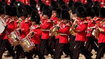 Musicians pictured at Trooping the Colour in London (Picture: MOD Crown Copyright).