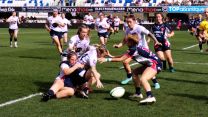 Royal Navy women play Marine Nationale 