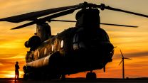 Photo by Corporal Tim Laurence depicts a Chinook of 18 Squadron at Caernarfon Airport (Picture: MOD).