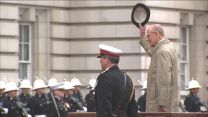 Prince Philip during his final public engagement in August 2017.