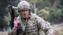 Paratrooper during Yellow Assault exercise in Norfolk 300119 CREDIT MOD