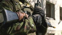 Troops patrolled through towns and villages.
