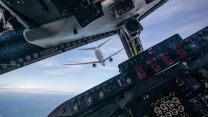 Poseidon, P-8A Maritime Patrol Aircraft taking part in the Queens Jubilee practice Fly Past RAF College Cranwell 24052022 CREDIT MOD Crown Copyright.jpg