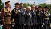Prime Minister Boris Johnson attending the Falklands 40th Anniversary Memorial alongside Defence chiefs 14062022 CREDIT MOD Crown Copyright.jpg