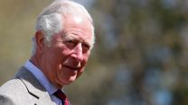 Prince Charles during his visit to the Welsh Guards at Combermere Barracks (Picture: PA Images/Alamy Stock Photo).