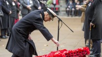 Prince Philip lays a wreath during the Field of Remembrance at Westminster Abbey, November 2015 (Picture: Crown Copyright).