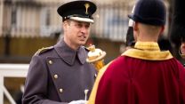 Prince of Wales presents members of the Welsh Guards with handmade leeks 01032023 CREDIT MOD Crown Copyright.jpg