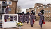 Prince of Wales takes the salute at the St. David's Day Parade in Windsor 01032023 CREDIT MOD Crown Copyright.jpg 