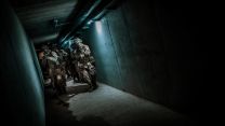 'Tunnel warfare' - part of the winning Professional Portfolio category - taken by Corporal Rebecca Brown (Picture: British Army).