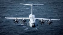 RAF A400M Atlas flying in support of Exercise Tartan Spirit