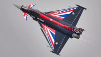 RAF Display Typhoon Royal International Air Tattoo 2023 RIAT RAF Fairford Gloucestershire Image ID 2RCMP10 150723 CREDIT Mark Dunn, Alamy Live News