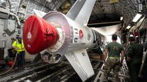 RAF Personnel from 99 Sqn, C-17 Globemaster assisted with Launcher One from Virgin Orbit 12102022 CREDIT MOD Crown Copyright.jpg