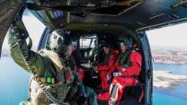 RAF Puma Western Hebrides evacuation training (Picture: MOD).