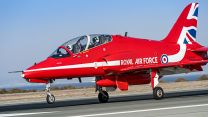 RAF Red Arrows landing at RAF Akrotiri in Cyprus 28092021 Credit MOD Crown Copyright.jpg