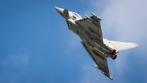 RAF Typhoon Display Team performs (Picture: MOD). 