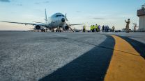 RAF new P-8A Poseidon aircraft on apron at NAS Jacksonville (Picture: MOD).