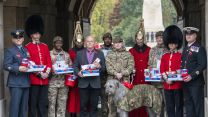 	RBL supporter Ross Kemp joined personnel from The Life Guards of The Household Cavalry Regiment and the Scots and Irish Guards to open London Poppy Day appeal