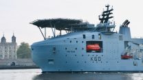RFA Proteus in London