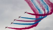 Red Arrows show off their skills at RIAT 2019 (Picture: MOD).