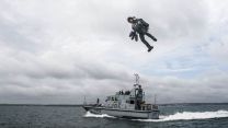 Drone footage capture the trial (Picture: Royal Navy).