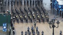 Royal Air Force contingent during The King’s Procession during the coronation of King Charles III 