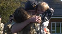 In April, Royal Lancers returned home from Kosovo after six months, having been unable to see loved ones throughout the deployment. Royal Lancers return home from Kosovo after deployment for six months 15042021 CREDIT BFBS.jpg