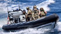 Royal Marine Boarding Team conducting boarding training (Picture: LPhot Gareth Smith Royal Navy)