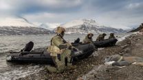 Royal Marines conducting reconnaissance training in the Arctic in March (Picture: Royal Navy). Royal Marines conducting reconnaissance training in the Arctic 010321 CREDIT Royal Navy.jpg