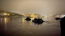 Royal Marines operating from Inflatable Raiding Craft during NATO's Exercise Cold Response 