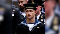 Royal Navy Submariners at the Service at the Poppy Field of Remembrance at Westminster Abbey 06112022 CREDIT Royal Navy MOD
