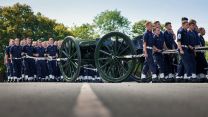 Royal Navy member visted HMS Collingwood to conduct State Ceremonial Training 12092022 CREDIT MOD Crown Copyright.jpg
