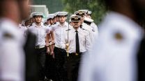 Royal Navy members at HMS Collingwood carried out rehearsals for Her Majesty Queen Elizabeth II gun carriage pull 12092022 CREDIT MOD Crown Copyright.jpg
