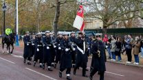 People watch on as the sailors march (Picture: Royal Navy).
