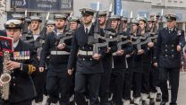 Royal Navy’s nuclear-powered submarine HMS Triumph have exercised their freedom of Newton Abbot 02042023 CREDIT Royal Navy MOD.jpg