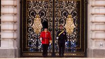 The Royal Regiment of Canadian Artillery (RCA) took over the role of Queen's Guard at Buckingham Palace in October (Picture: MOD). Royal Regiment of Canadian Artillery seen here providing the Queen’s Guard at Buckingham Palace 04102021 Credit MOD.jpg