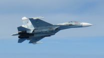 Russian Su-27 FLANKER B flying close to NATO airspace 15062023 CREDIT RAF.jpg