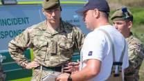 Army battle a wildfire on Saddleworth Moor