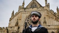 Sailors from destroyer HMS Defender marched through the city of Exeter during Freedom Parade 11022023 CREDIT Royal Navy.jpg